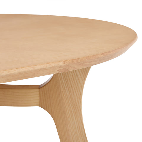 Arden Nordic Oak Effect 4-6 Seater Oval Wooden Dining Table - 140cm