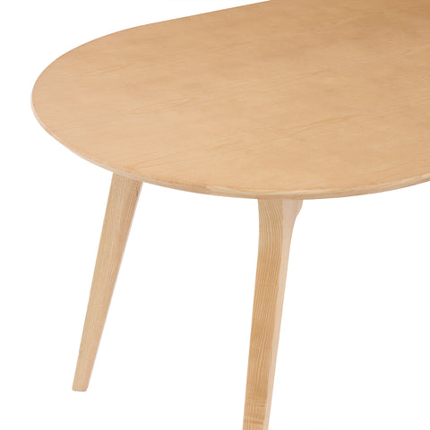 Arden Nordic Oak Effect 4-6 Seater Oval Wooden Dining Table - 140cm
