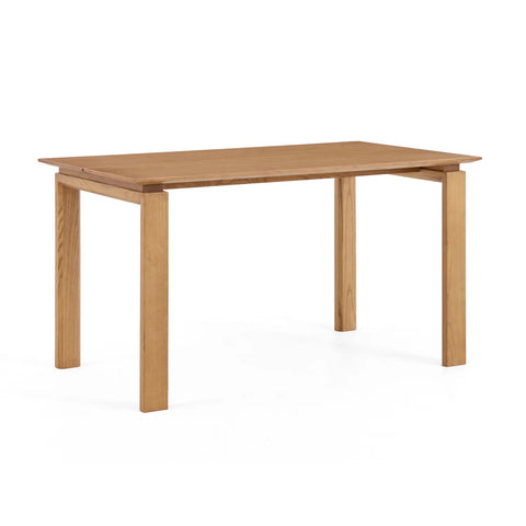 Astor Oak Effect Modern Classic 4-6 Seater Rectangle Wooden Dining Table - 140cm