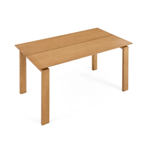 Astor Oak Effect Modern Classic 4-6 Seater Rectangle Wooden Dining Table - 140cm