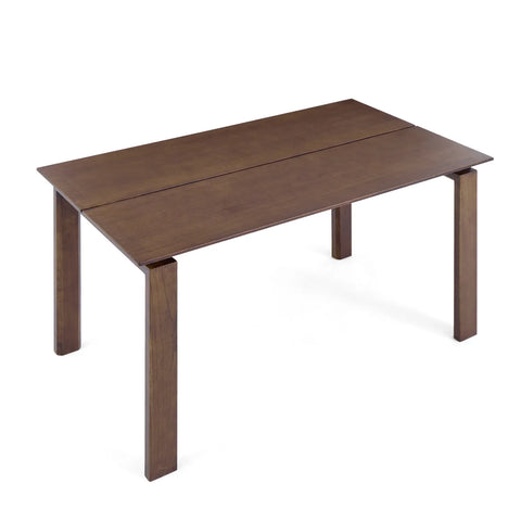Astor Walnut Effect Modern Classic 4-6 Seater Rectangle Wooden Dining Table - 140cm