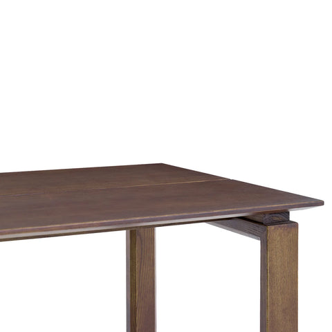 Astor Walnut Effect Modern Classic 4-6 Seater Rectangle Wooden Dining Table - 140cm