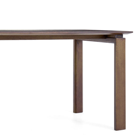 Astor Walnut Effect Modern Classic 4-6 Seater Rectangle Wooden Dining Table - 140cm