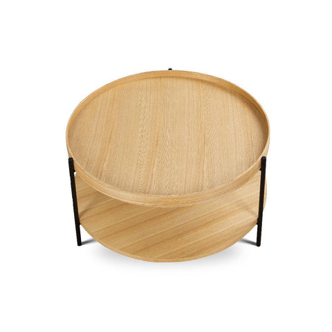 Bark Round Coffee Table (68cm) - Furnt