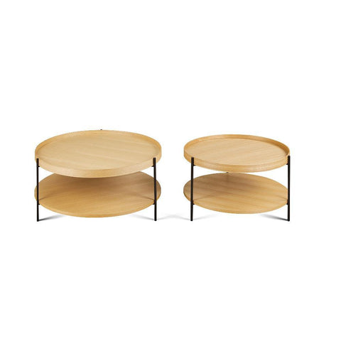 Bark Round Coffee Table (68cm) - Furnt