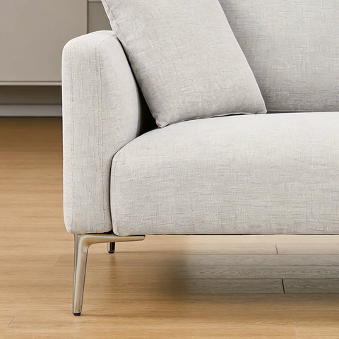 Barry Fabric Right Corner Sofa - Grey