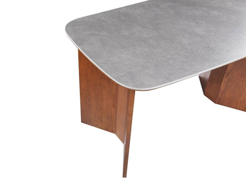 Basalt Premium Italian Limestone Dining Table - 140cm x 80cm