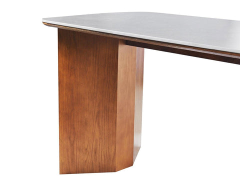Basalt Premium Italian Limestone Dining Table - 140cm x 80cm