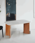 Basalt Premium Italian Limestone Dining Table - 140cm x 80cm
