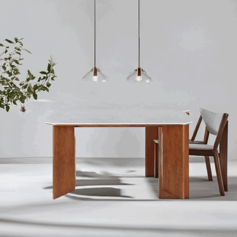 Basalt Premium Italian Limestone Dining Table - 140cm x 80cm