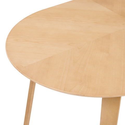 Birchstone Retro Oak Effect 4-6 Seater Oval Dining Table - 140cm