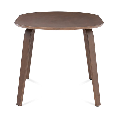 Birchstone Retro Walnut Effect 4-6 Seater Oval Dining Table - 140cm