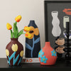 Bloom Pop Hand-Painted Ceramic Vase