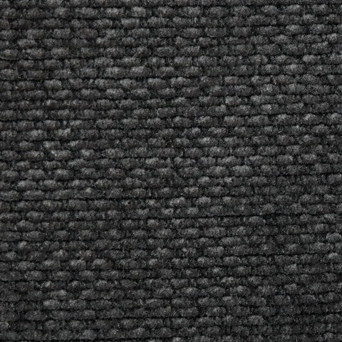 Bralan Dining Chairs,Set of 2 Black Metal Frame | Dark Grey Textured Weave Fabric