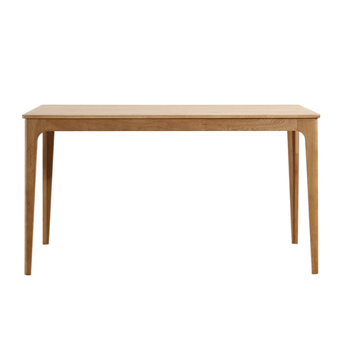 Bramble Scandinavian Oak Effect 4-6 Seater Rectangle Wooden Dining Table - 140cm