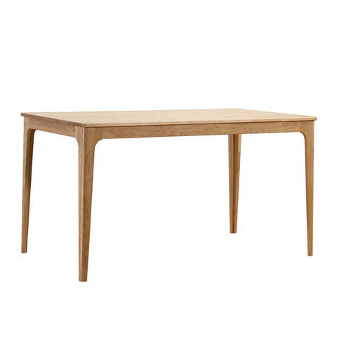Bramble Scandinavian Oak Effect 4-6 Seater Rectangle Wooden Dining Table - 140cm