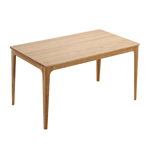 Bramble Scandinavian Oak Effect 4-6 Seater Rectangle Wooden Dining Table - 140cm