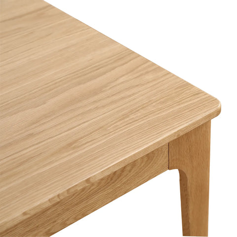 Bramble Scandinavian Oak Effect 4-6 Seater Rectangle Wooden Dining Table - 140cm