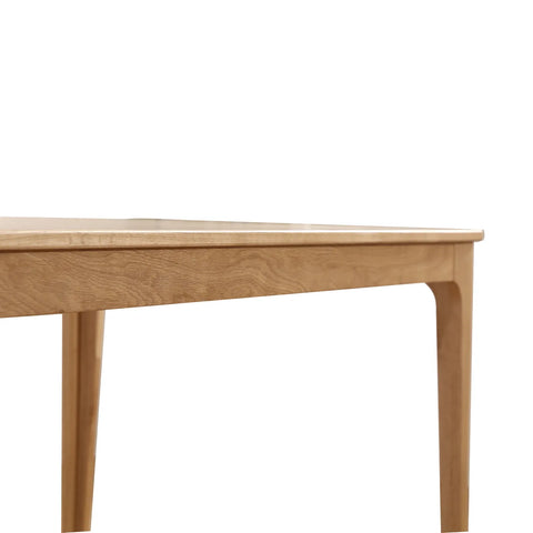 Bramble Scandinavian Oak Effect 4-6 Seater Rectangle Wooden Dining Table - 140cm
