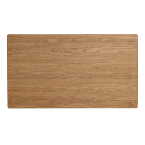Bramble Scandinavian Oak Effect 4-6 Seater Rectangle Wooden Dining Table - 140cm
