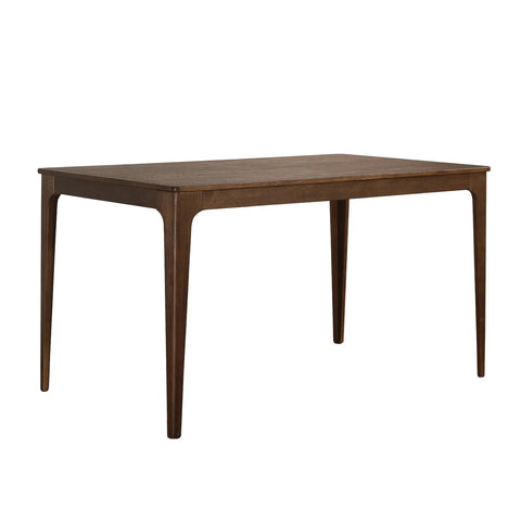 Bramble Scandinavian Walnut Effect 4-6 Seater Rectangle Wooden Dining Table - 140cm
