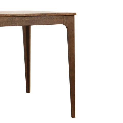 Bramble Scandinavian Walnut Effect 4-6 Seater Rectangle Wooden Dining Table - 140cm