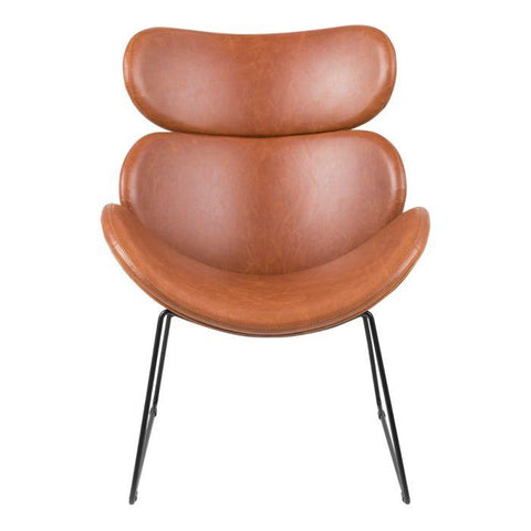 Brentley Modern Brown Lounge Chair - Furnt