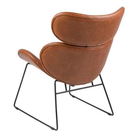 Brentley Modern Brown Lounge Chair - Furnt