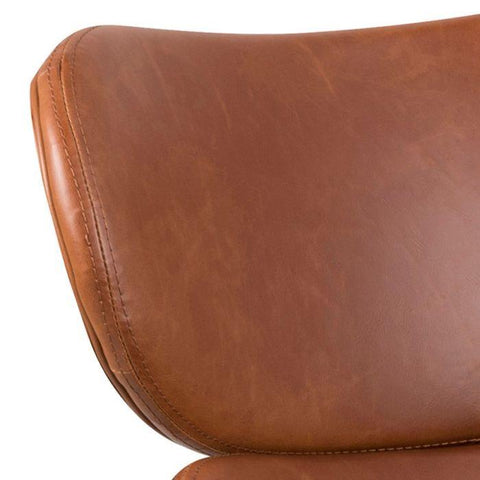 Brentley Modern Brown Lounge Chair - Furnt