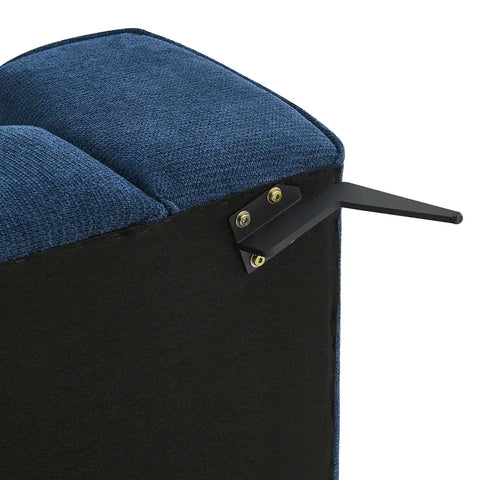 Camden Chenille Navy 3 Seater Sofa