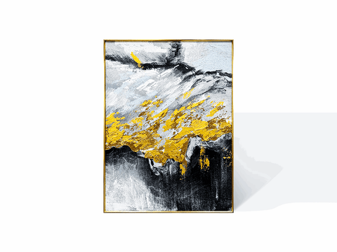 Cape Roca B Elemental Abstract Oil Painting - Furnt