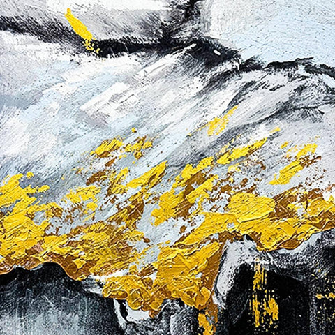 Cape Roca B Elemental Abstract Oil Painting - Furnt