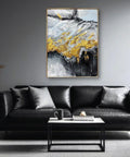 Cape Roca B Elemental Abstract Oil Painting - Furnt