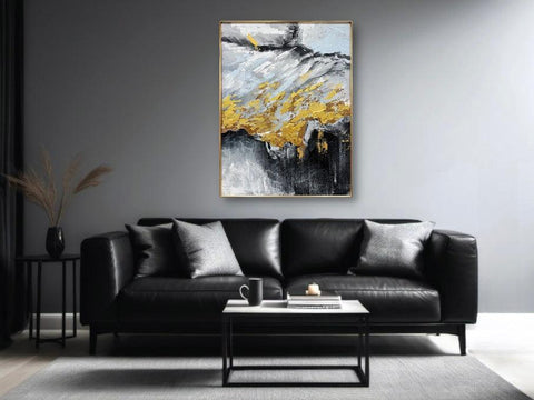 Cape Roca B Elemental Abstract Oil Painting - Furnt