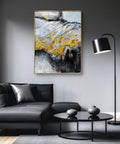 Cape Roca B Elemental Abstract Oil Painting - Furnt