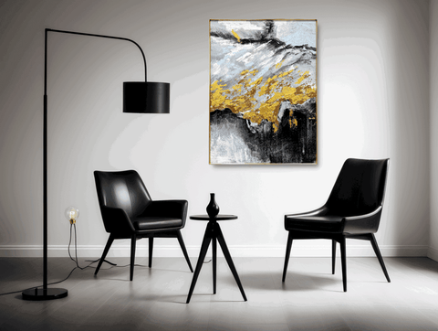 Cape Roca B Elemental Abstract Oil Painting - Furnt