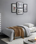 Cassidy Convertible Sofa Bed in Cream (Single) - Furnt