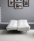 Cassidy Convertible Sofa Bed in Cream (Single) - Furnt
