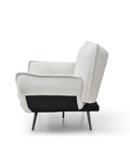 Cassidy Convertible Sofa Bed in Cream (Single) - Furnt