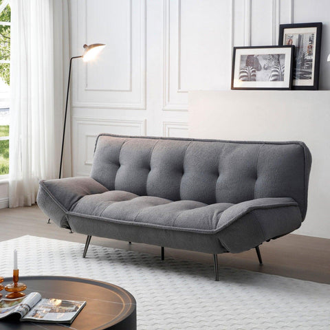 Cassidy Convertible Sofa Bed in Grey (Single) - Furnt