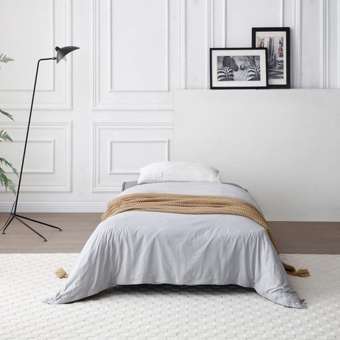 Cassidy Convertible Sofa Bed in Grey (Single) - Furnt