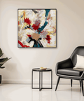 Celestial Harmony Abstract Cosmological Oil Painting - Furnt