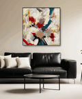 Celestial Harmony Abstract Cosmological Oil Painting - Furnt