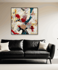 Celestial Harmony Abstract Cosmological Oil Painting - Furnt