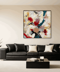 Celestial Harmony Abstract Cosmological Oil Painting - Furnt