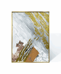 Celestial Shores Gilded Horizon Abstract Oil Painting - Furnt