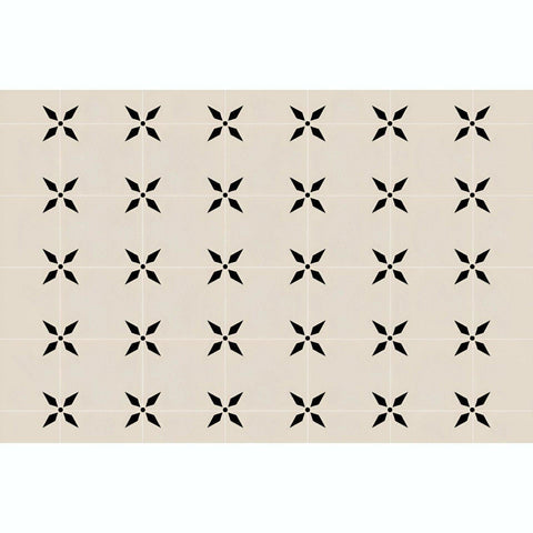 Checkmate E Starburst Pattern Rug - 160 x 200cm - Furnt