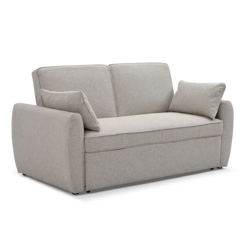 Clarke Sofa Bed in Natural or Grey Textured Weave
