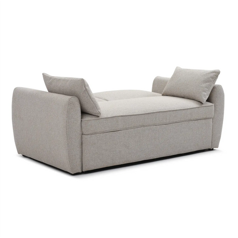 Clarke Sofa Bed in Natural or Grey Textured Weave