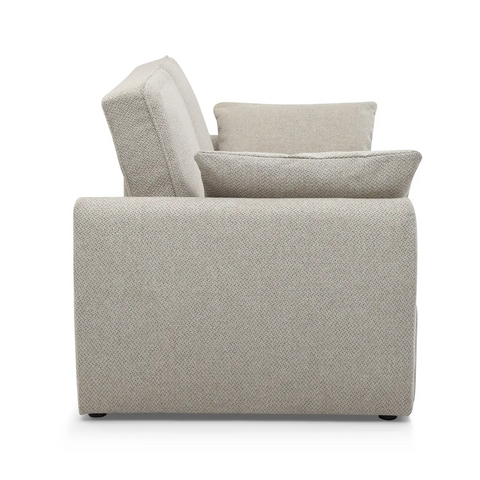 Clarke Sofa Bed in Natural or Grey Textured Weave